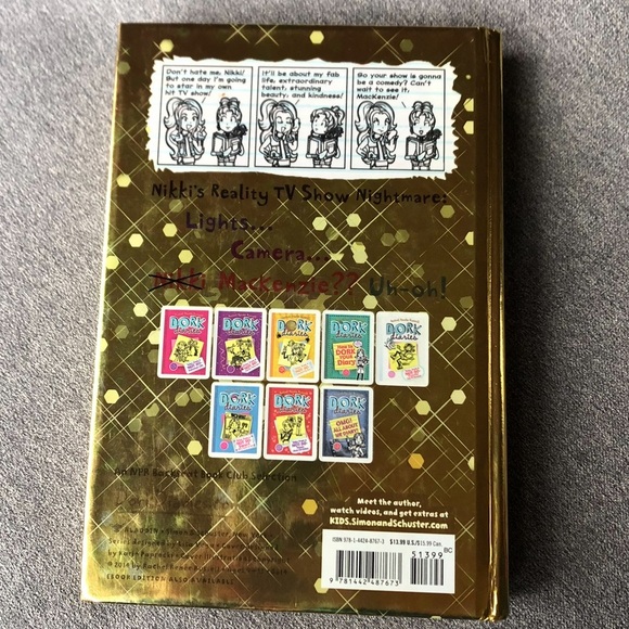 Dork Diaries Book 7 ~Tales From a Not-So-Glam TV Star ~Rachel Russell ~Hardcover - Picture 2 of 6